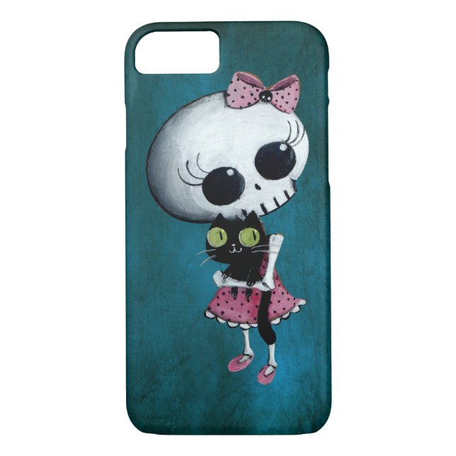 Little Miss Death - Halloween Beauty Case-Mate iPhone Case (Back)