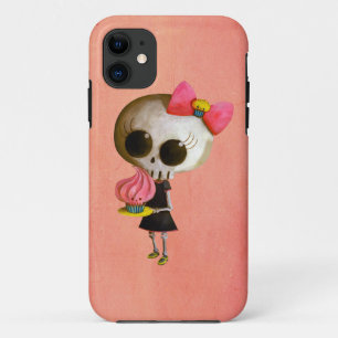 Little Miss Death with Cupcake Case-Mate iPhone Case