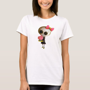 Little Miss Death with Cupcake T-Shirt