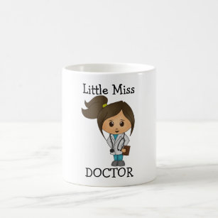 Little Miss Doctor - Cute Brunette Coffee Mug