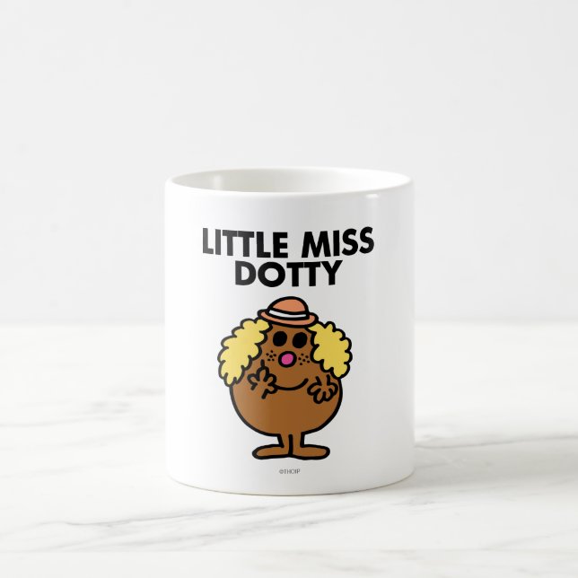Little Miss Dotty | Black Lettering Coffee Mug (Center)