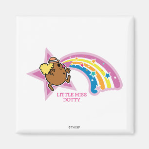 Little Miss Dotty Chasing Rainbows Magnet