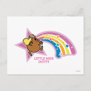 Little Miss Dotty   Chasing Rainbows Postcard
