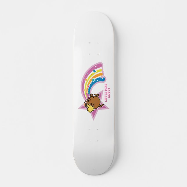 Little Miss Dotty | Chasing Rainbows Skateboard (Front)