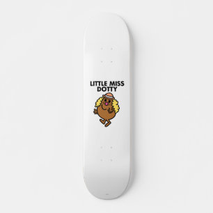 Little Miss Dotty Waving Skateboard
