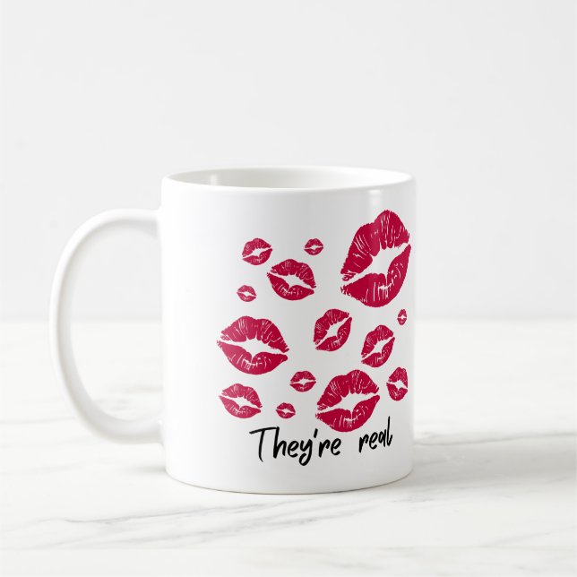 "Little Miss Duck Lips" Coffee Mug (Left)