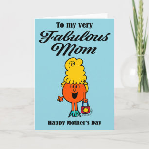 Little Miss Fabulous Fabulous Mum Mother's Day Card