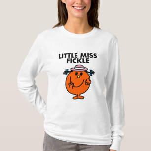 Little Miss Fickle Black Lettering T-Shirt