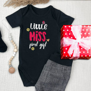 Little Miss First Gift Girl Baby Bodysuit