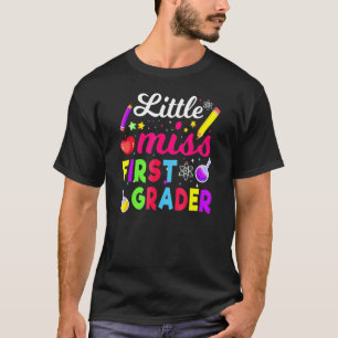 Little Miss First Grade  Back To School 1st Grader T-Shirt