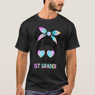 Little Miss First Grade Girls Back To School 1st T-Shirt
