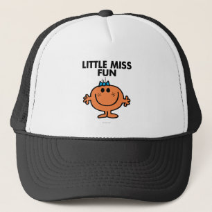Little Miss Fun   Black Lettering Trucker Hat