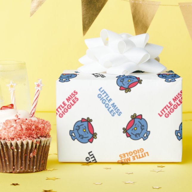 Little Miss Giggles | Pattern Wrapping Paper (Birthday Party)