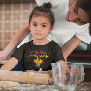 Little Miss Gobble Gobble Baby T-Shirt