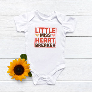 Little Miss Heartbreaker Baby Bodysuit