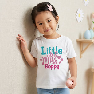 Little Miss Hoppy Easter T-Shirt for Kids