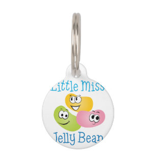 Little Miss Jelly Bean Pet Tag