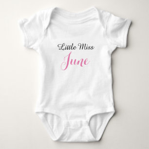 Little Miss June Baby Tutu Bodysuit