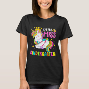 Little Miss Kindergarten Back To School Hello Kind T-Shirt