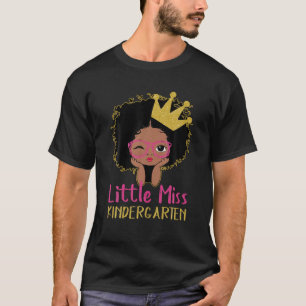 Little Miss Kindergarten First Day Of Hello Kinder T-Shirt