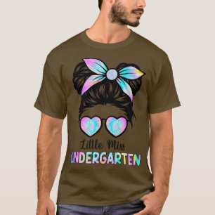 Little Miss Kindergarten Girls Back To SchoolDaugh T-Shirt