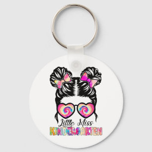 Little Miss Kindergarten Girls First Day Of Kinder Key Ring