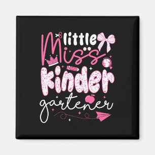 Little Miss Kindergartener Coquette Back To School Magnet