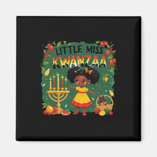 Little Miss Kwanzaa Outfits For Kids Black Girl To Magnet