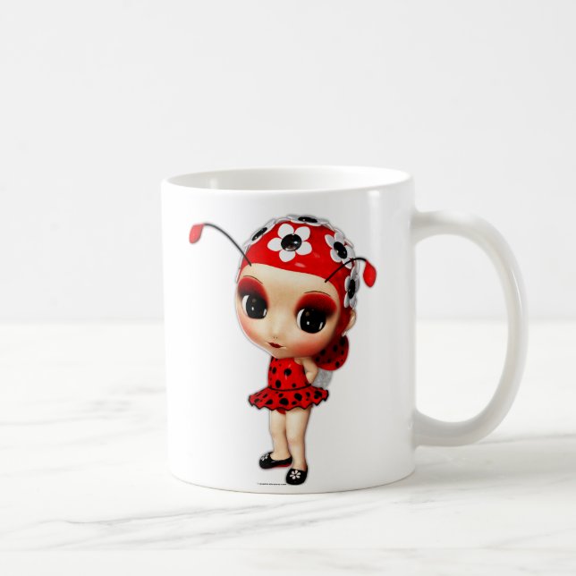 Little Miss Ladybug Coffee Mug (Right)