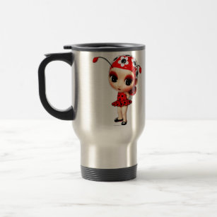 Little Miss Ladybug Travel Mug