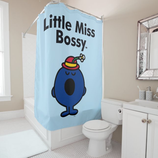 Little Miss | Little Miss Bossy is So Bossy Shower Curtain (In Situ)