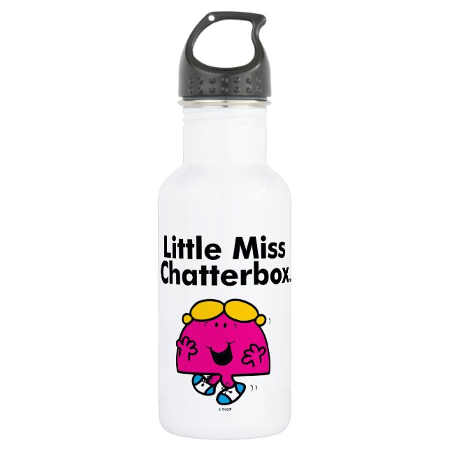 Little Miss | Little Miss Chatterbox is So Chatty 532 Ml Water Bottle (Front)