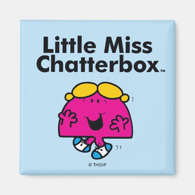 Little Miss | Little Miss Chatterbox is So Chatty Magnet (Front)