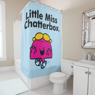 Little Miss Little Miss Chatterbox is So Chatty Shower Curtain