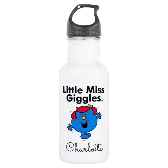 Little Miss | Little Miss Giggles Likes To Laugh 532 Ml Water Bottle (Front)
