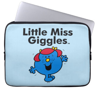 Little Miss | Little Miss Giggles Likes To Laugh Laptop Sleeve