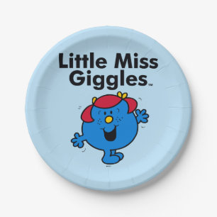 Little Miss Little Miss Giggles Likes To Laugh Paper Plate