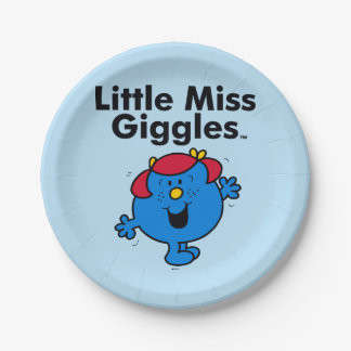 Little Miss | Little Miss Giggles Likes To Laugh Paper Plate