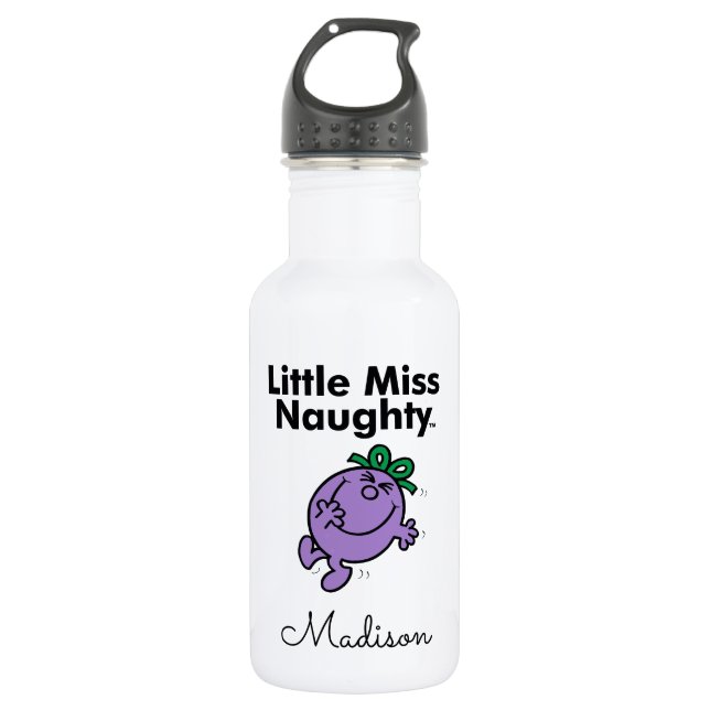 Little Miss | Little Miss Naughty is So Naughty 532 Ml Water Bottle (Front)