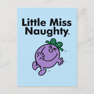 Little Miss   Little Miss Naughty is So Naughty Postcard