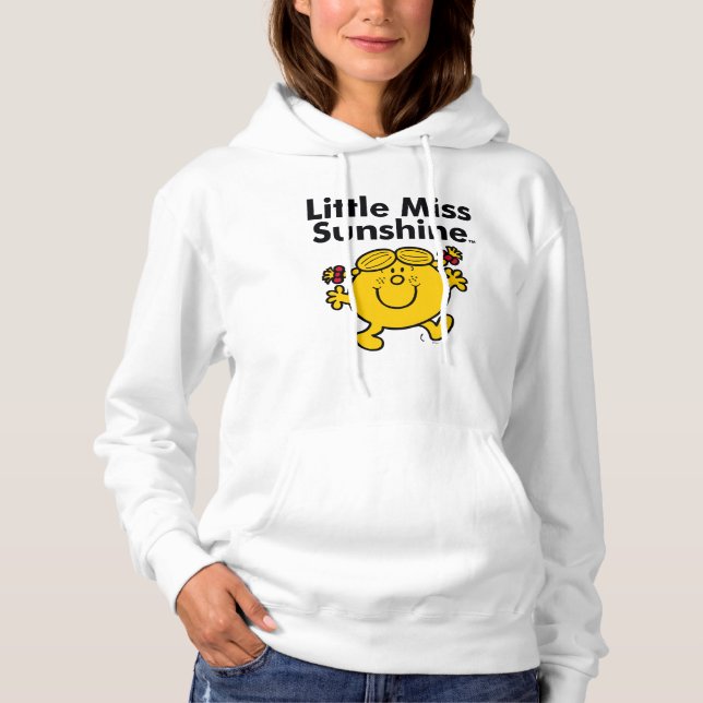 Little Miss | Little Miss Sunshine is a Ray of Sun Hoodie (Front)