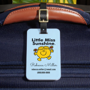 Little Miss Little Miss Sunshine is a Ray of Sun Luggage Tag