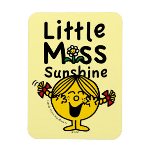 Little Miss Little Miss Sunshine Laughs Magnet