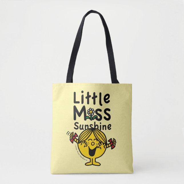 Little Miss | Little Miss Sunshine Laughs Tote Bag (Front)