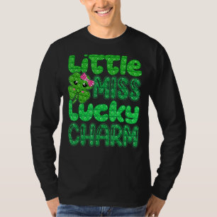 Little Miss Lucky Charm Pop It St Patrick's Day To T-Shirt