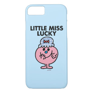 Little Miss Lucky Hiding Her Mouth Case-Mate iPhone Case
