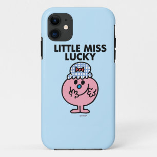 Little Miss Lucky Hiding Her Mouth Case-Mate iPhone Case