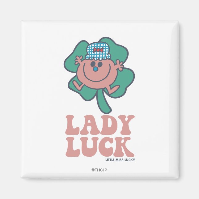 Little Miss Lucky | Lady Luck Magnet (Front)