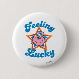 Little Miss Lucky Star 6 Cm Round Badge