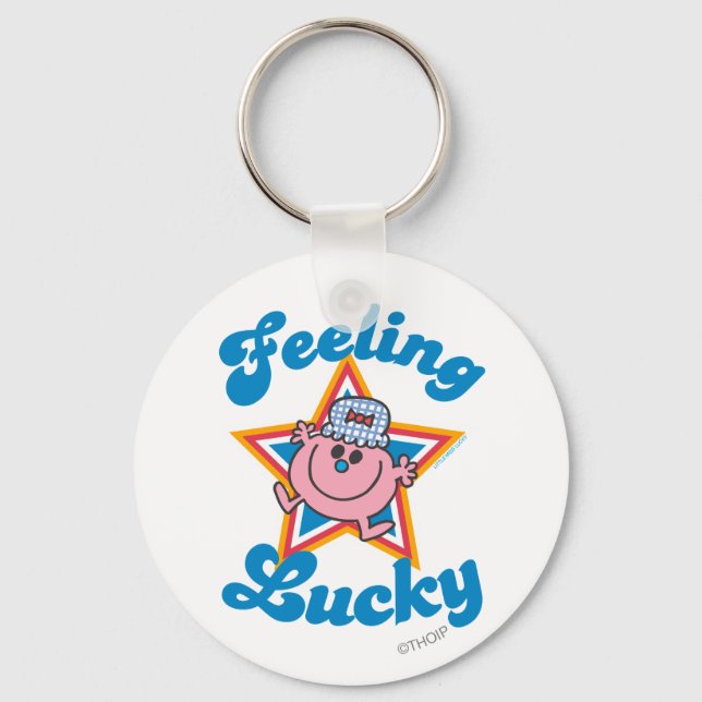 Little Miss Lucky Star Key Ring (Front)